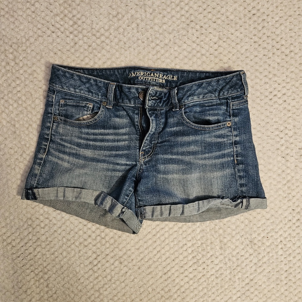 American Eagle Outfitters Stretch Denim Shorts Size 12